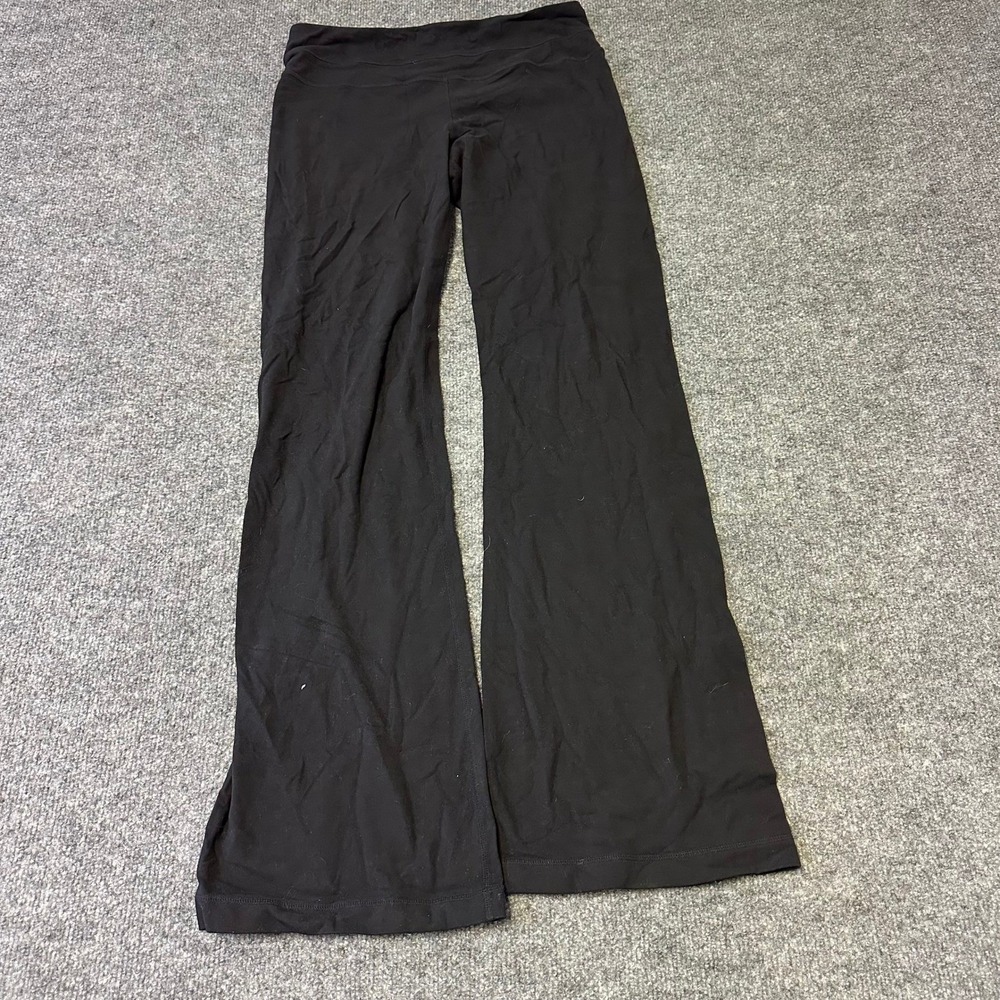Lululemon Pants Womens Size 8 Black Flare Leg Athletic Yoga Gym Activewear